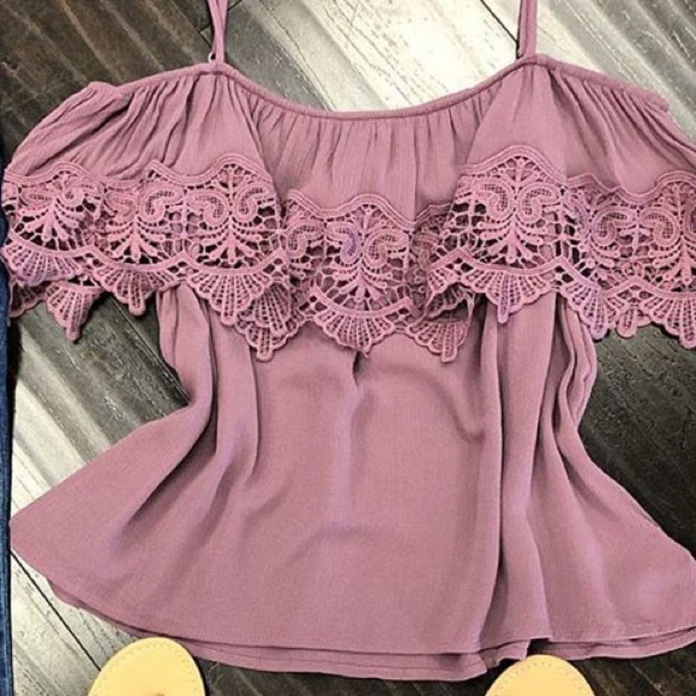 Off the Shoulder Top (Purple)